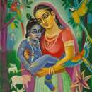 Шри Кришна и мама Яшода